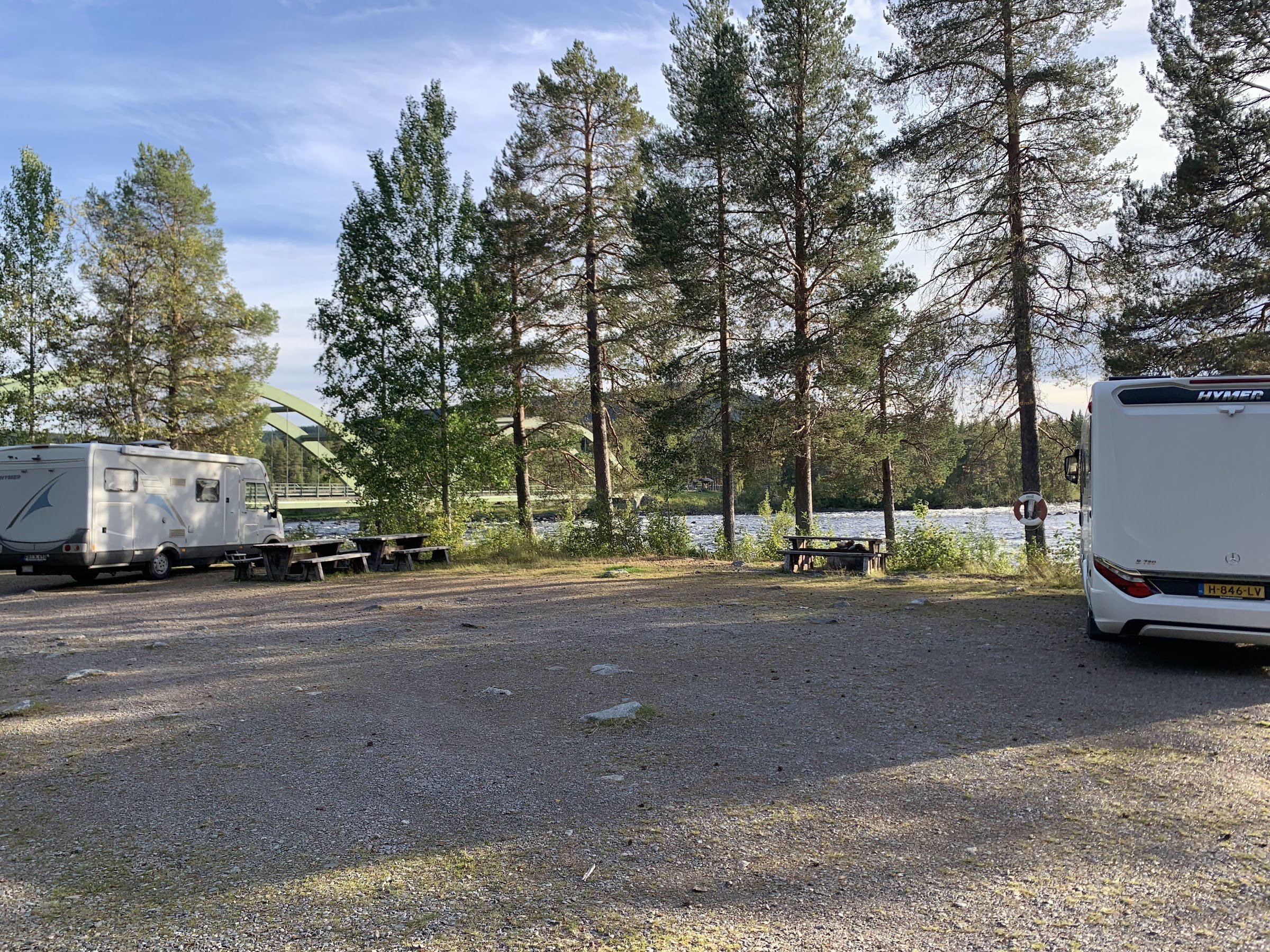 Fricamping Pite Älv (Moskosel) - Riverside Free Camp